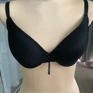 Laura Ashley Underwire Padded Bra Black 38 D